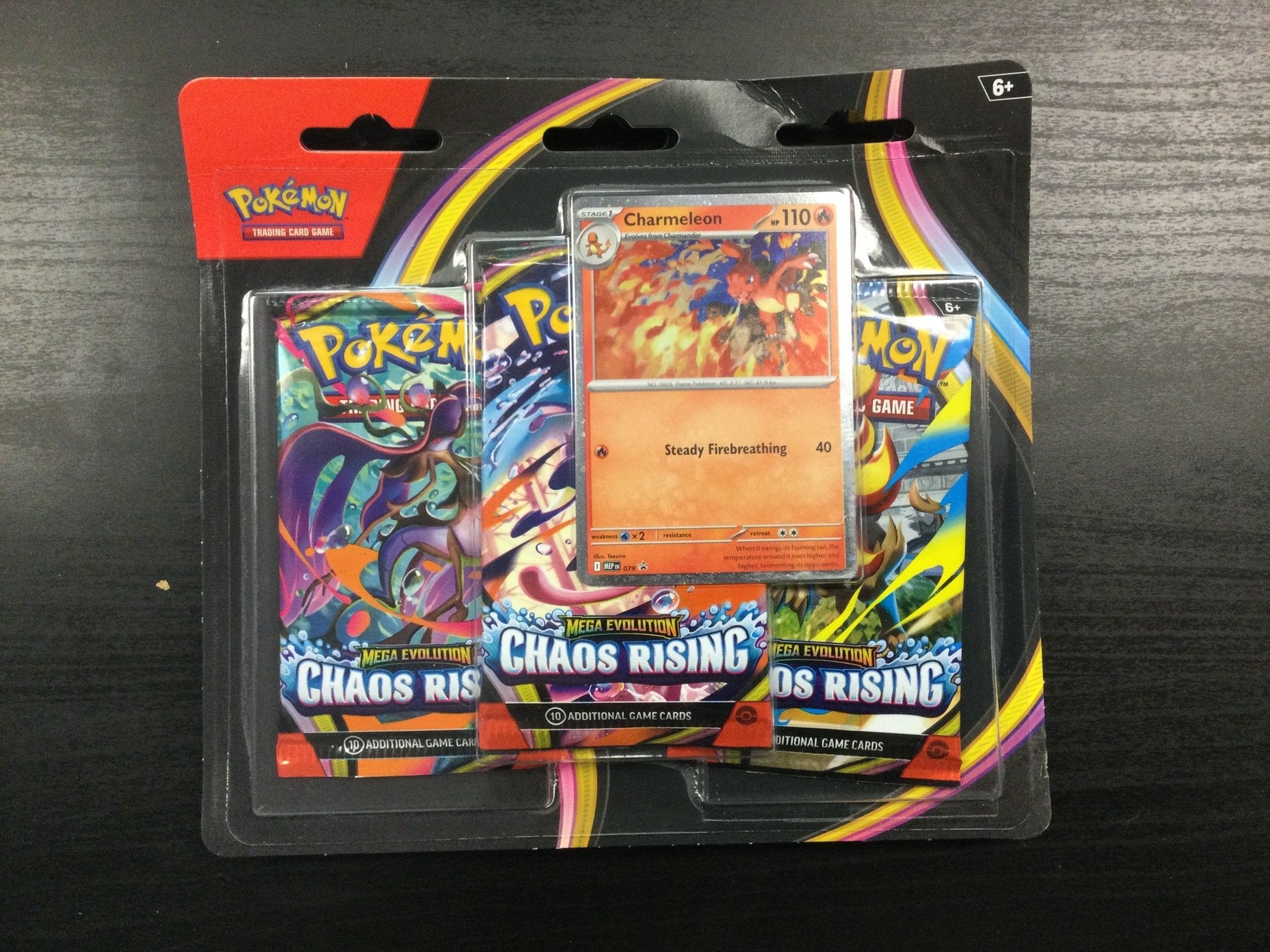 Pokémon Mega Evolution Chaos Rising 3 pack blister - WiredVillage Games - The Pokémon Company WiredVillage Games
